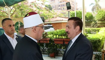 محافظ المنوفية يستقبل مفتي الجمهورية 