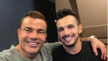 عمرو دياب وأحمد إبراهيم 
