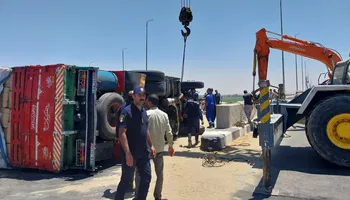جانب من الحادث 