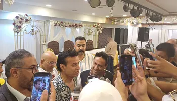احتفالات الأعضاء الفائزين 