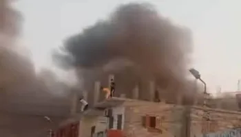 حريق شمال سيناء 