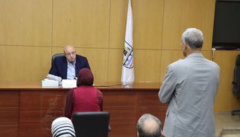 اللقاء الأسبوعى لمحافظ بنى سويف مع المواطنين 