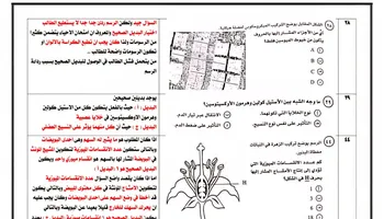 امتحان الأحياء للثانوية العامة 2025