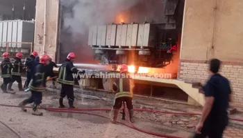 جانب من الحريق 