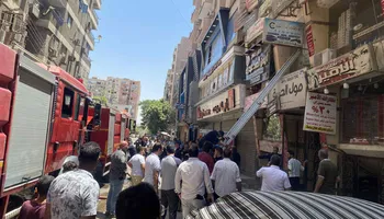 جانب من الحريق 