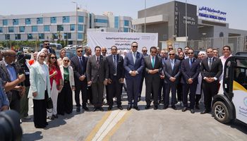 جانب من جولات وزير الصحة ورئيس هيئة الرعاية الصحية 