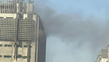 حريق سنترال رمسيس 