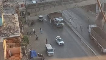 سقوط كوبري المشاة 
