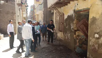 سقوط منزل ببنى سويف 
