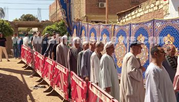 جانب من إقبال الناخبين 