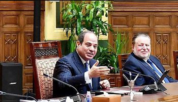 السيسي ومحافظ البنك المركزي