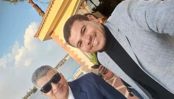 الفريق أسامة ربيع  ومراسل أهل مصر 