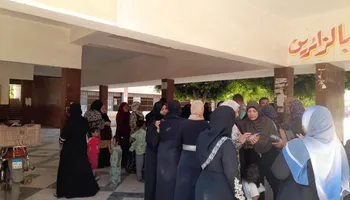 جانب من الانتخابات بالمنيا 