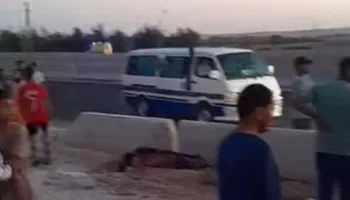 جانب من الحادث 