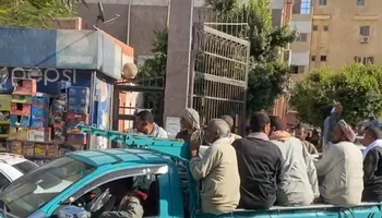 جانب من خروج الجثامين 