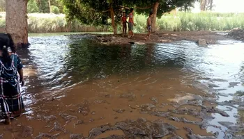 جانب من كسر الماسورة
