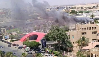 حريق النادي الأهلي