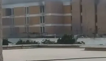 حريق جامعة قناة السويس 