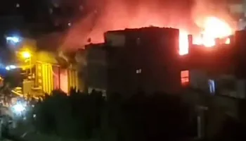حريق مخازن اخشاب الإسماعيلية 