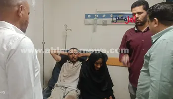 مصابي حادث العقار المنهار بطهطا