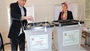 وزير الزراعة يدلي بصوته في انتخابات الشيوخ