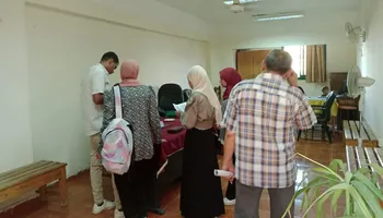 إجراء الكشف الطبي لطلاب المعهد الفني الصحي بقنا 