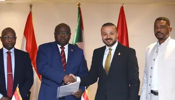 رجل الأعمال محمد الجارحي مع وزارة المعادن السودانية 