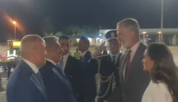 ملك إسبانيا وزوجته 