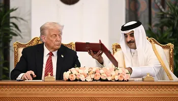 أمير قطر وترامب