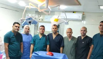 استئصال ورم من بطن مريض بمستشفى كفر الشيخ العام 