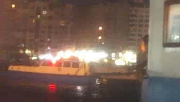 انتشال جثة شخص ألقى بنفسه من معدية بورفؤاد بالمجرى الملاحي 