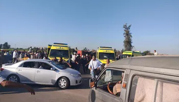 جانب من الحادث 