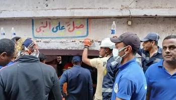 حريق مصبغة بالمحلة الكبرى