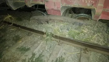 خروج 7 عربات طفل بقطار بنى سويف 