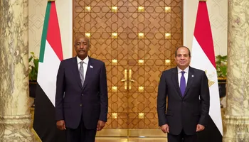 الرئيس السيسي ورئيس مجلس القيادة السوداني عبد الفتاح البرهان