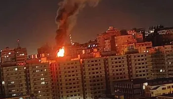 حريق عمارات الشباب 