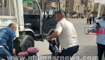 حملة مرورية لضبط مركبة السكوتر بقنا 