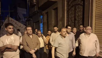 محافظ الشرقية ينتقل لمتابعة انهيار جزئي لعقار 