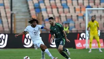 منتخب مصر الثاني أمام الجزائر 