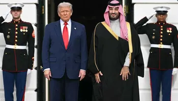 جانب من زيارة محمد بن سلمان