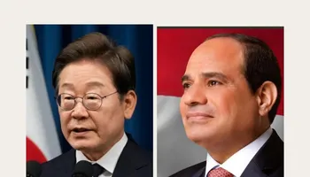 الرئيس السيسي ونظيره الكوري 