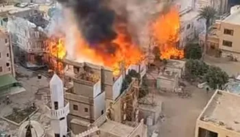 حريق ستوديو مصر 