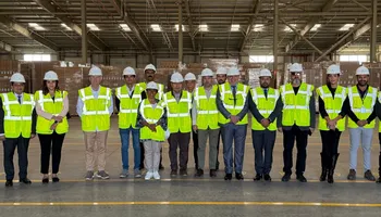 أثناء زيارة الوفد