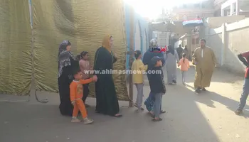 إقبال السيدات على اللجان الانتخابية بكفر الشيخ 
