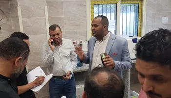 اثناء الجولة التفقدية 