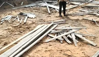 جانب من الإزالة 