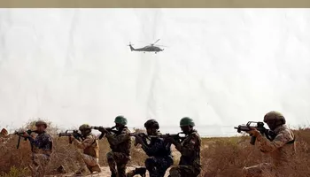 جانب من التدريب