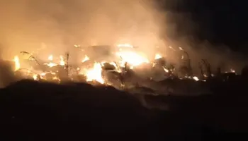 جانب من الحرائق 