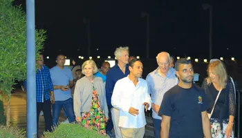 جانب من الزيارة 