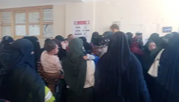 جانب من توافد السيدات